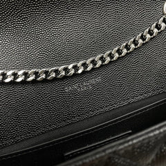 YSL Small Envelope Bag in Grained Embossed Quilted Leather