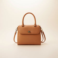 Classic Top Handle Bag – Tan