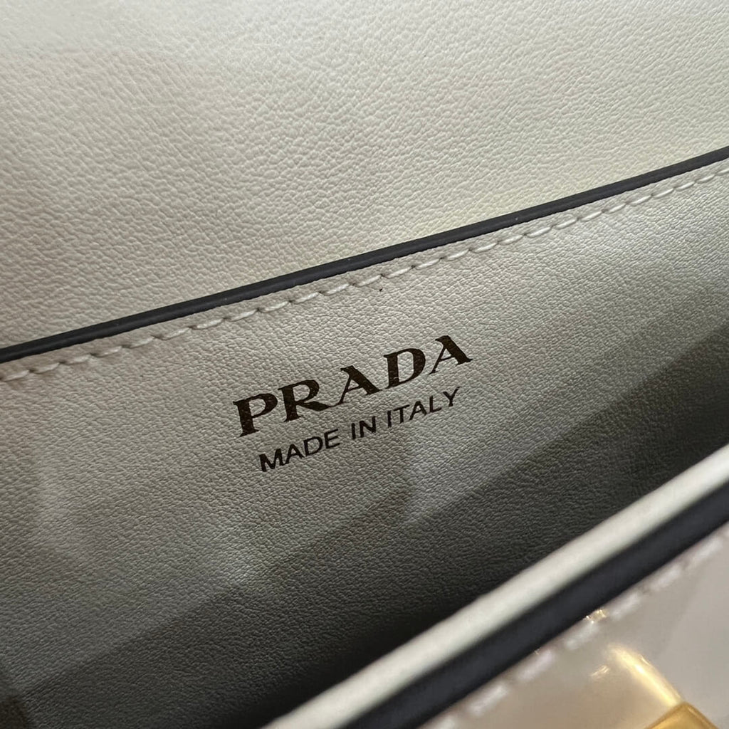 Prada Embleme Saffiano Shoulder Bag