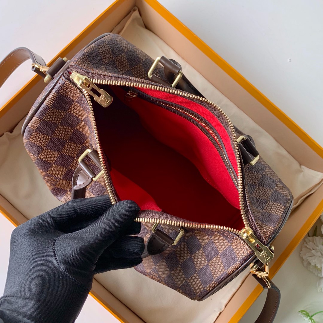 Louis Vuitton Speedy 25 – M41368 Damier Ebène Canvas