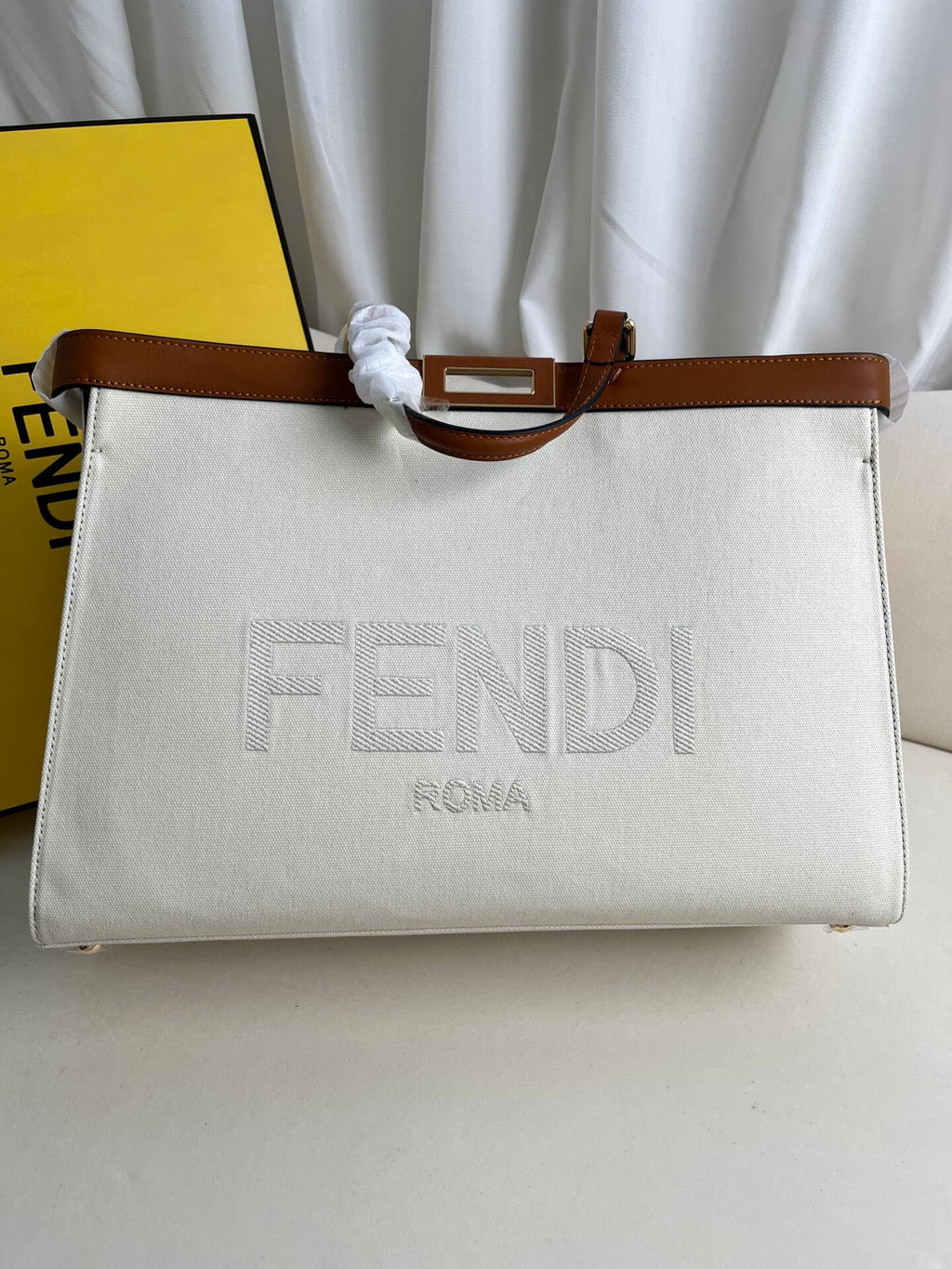 Fendi X-Tote Bag In Canvas Bag