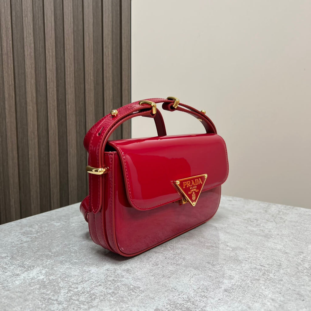 Prada Embleme Saffiano Shoulder Bag