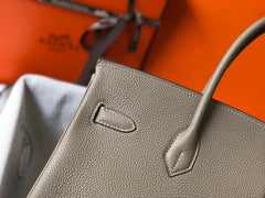 Hermes Birkin Turtle Dove Gray Bag