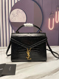 YSL Cassandra Crocodile Leather Bag
