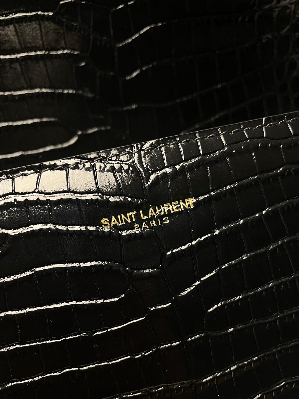 YSL Cassandra Crocodile Leather Bag