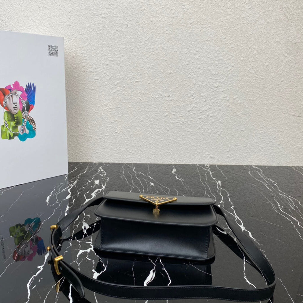 Prada Embleme Leather Bag