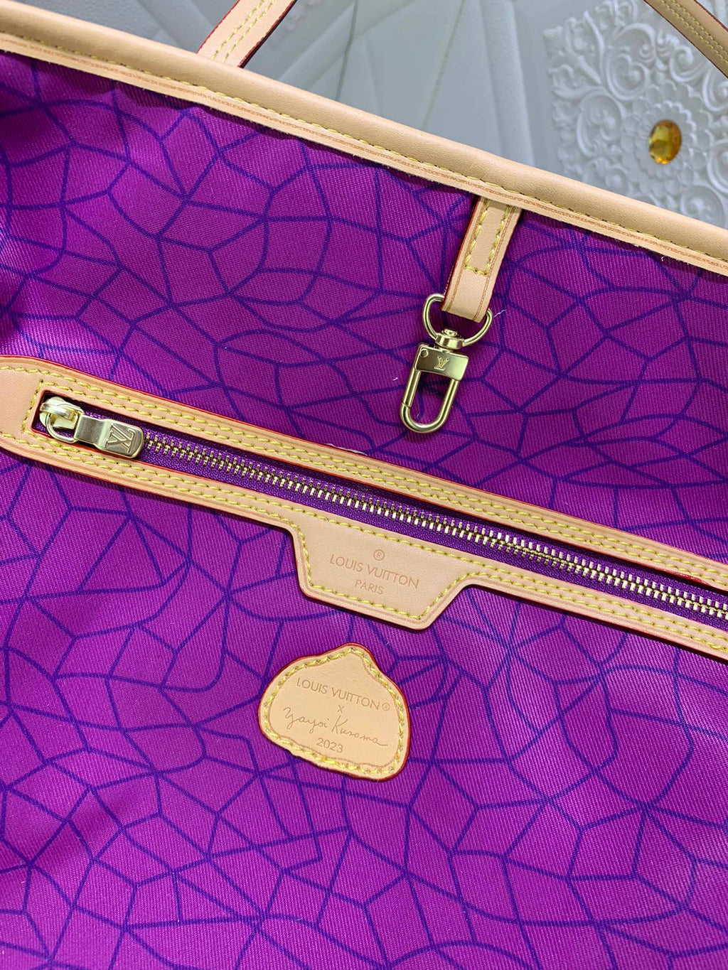 LV Neverfull Pumpkin Bag