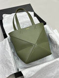 Loewe Puzzle Fold Bag in Green