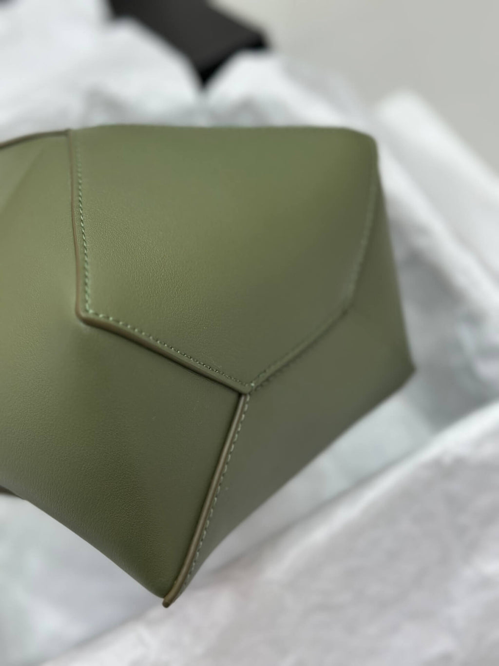 Loewe Puzzle Fold Bag in Green