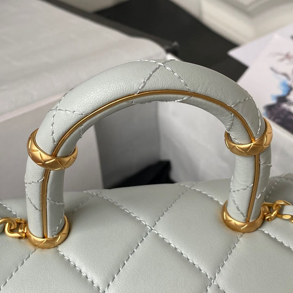 Chanel Matelasse 2 Way Top Handle Chain Bag