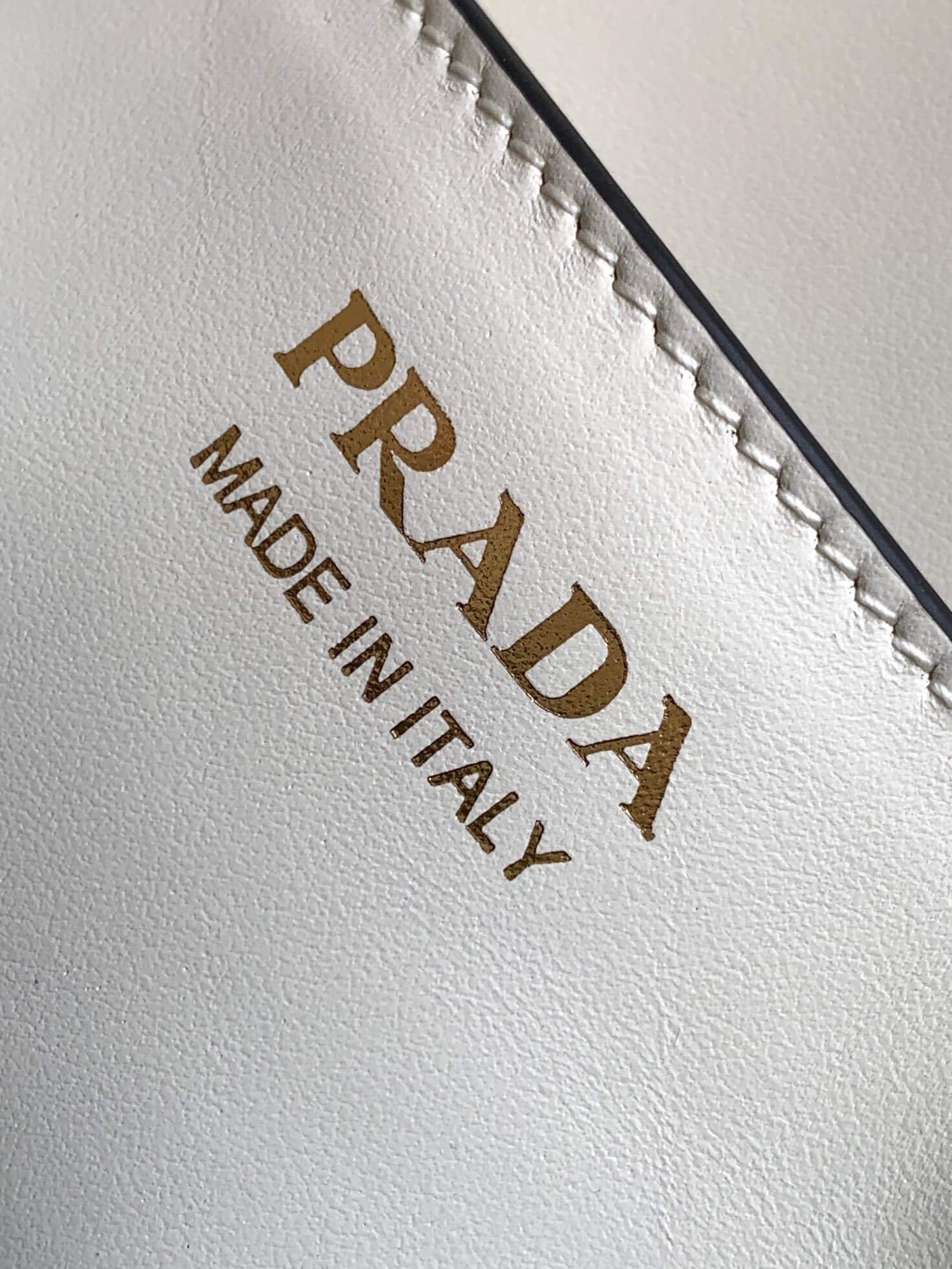 Prada Embleme Saffiano Shoulder Bag