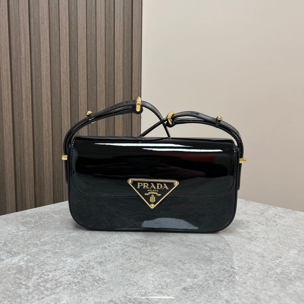 Prada Embleme Saffiano Shoulder Bag