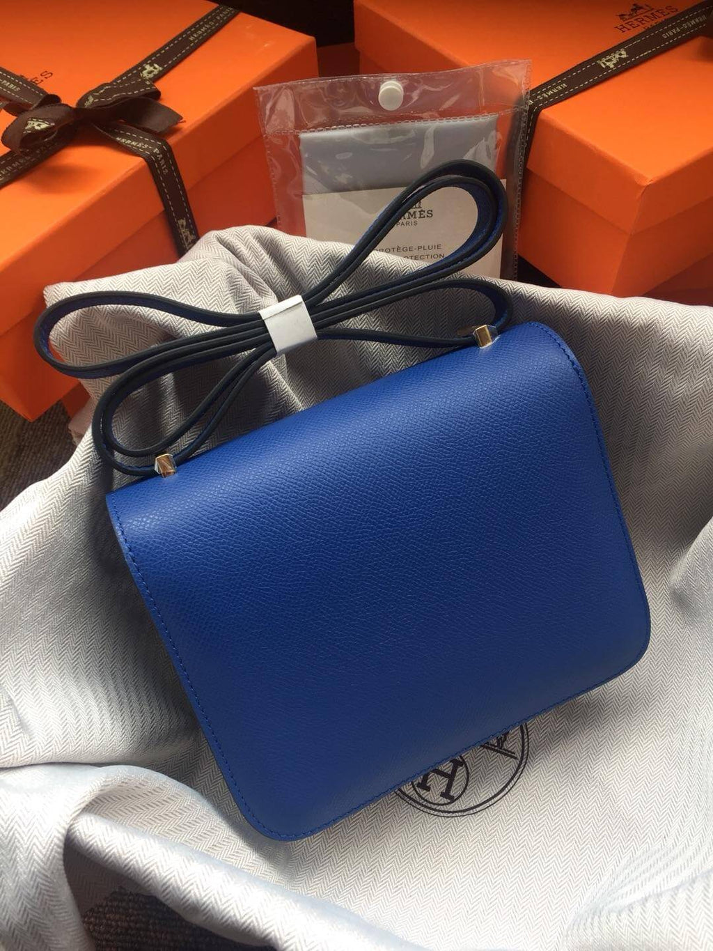Hermes Constance Blue Bag