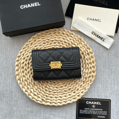 Chanel Caviar Wallet x Card Holder