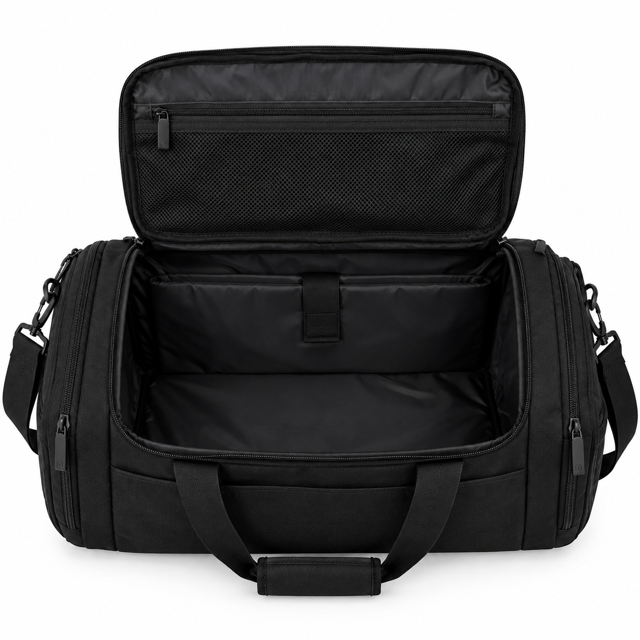 The Weekender Carry Duffel Bag — Black