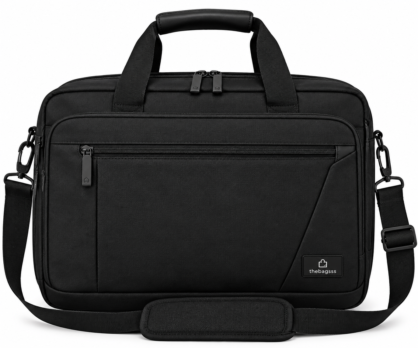 The Executive Laptop Briefcase — Black