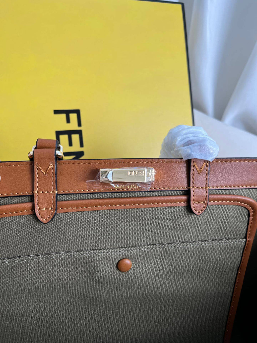 Fendi X-tote Bag In Canvas Bag