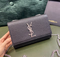 YSL Kate Black Bag Silver Hardware