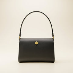 Structured Shoulder Bag – Black