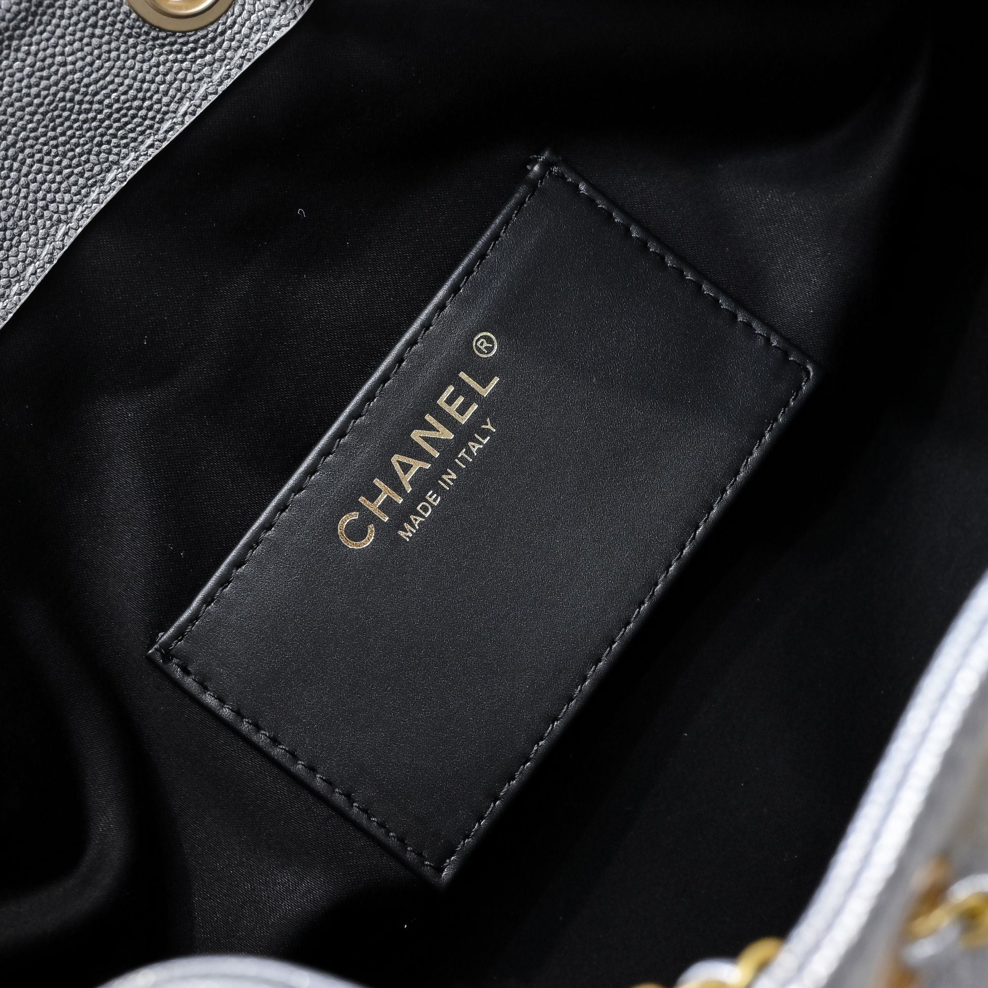 Chanel Hobo 25c Light Gray Handbag