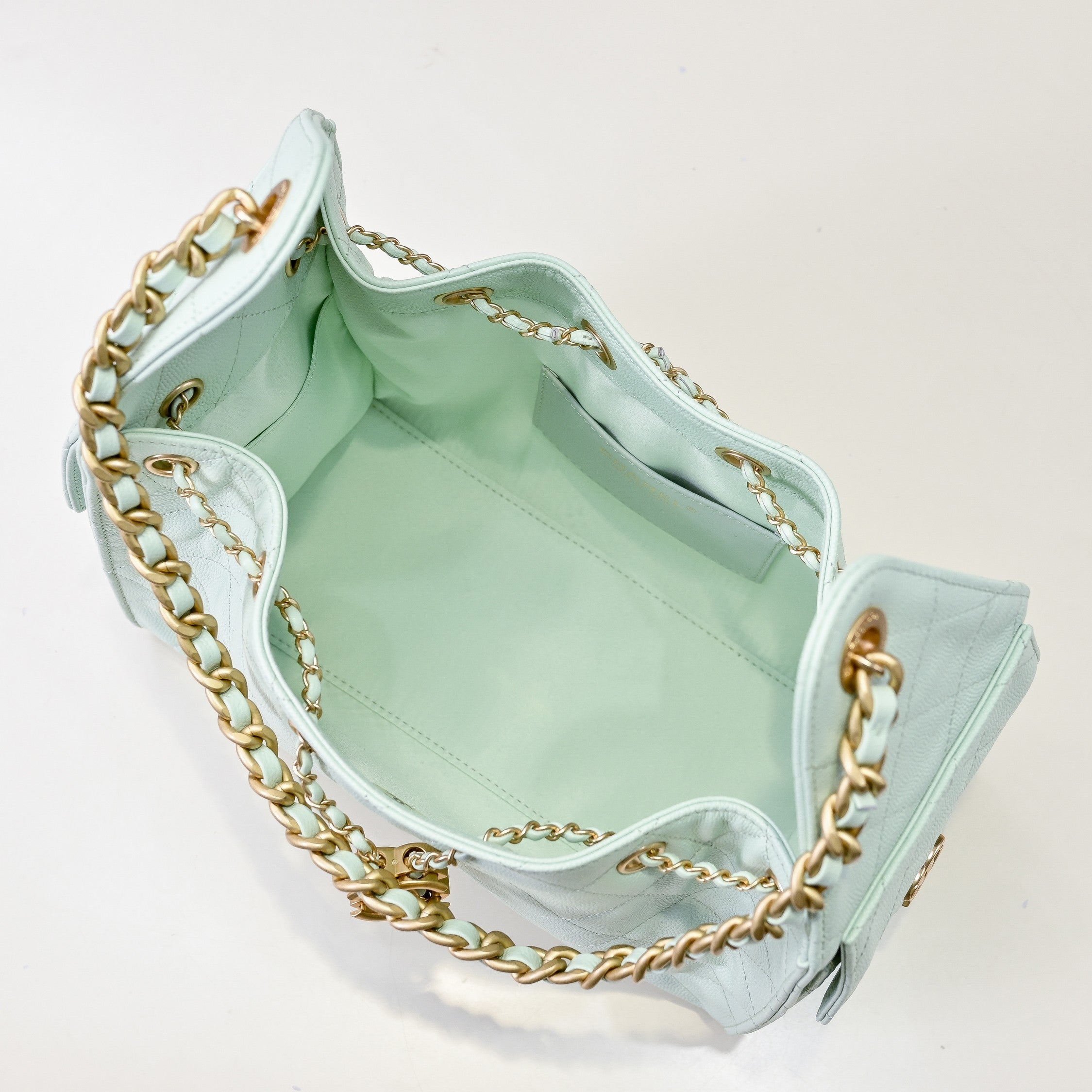 Chanel Hobo 25c Ice Blue Handbag