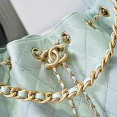 Chanel Hobo 25c Ice Blue Handbag